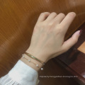 Shangjie OEM Simple pearl bracelet women gold plated bracelet bangles jewelry layered bracelets